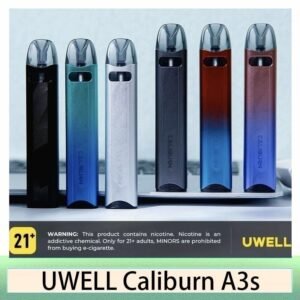 UWELL Caliburn A3S咖哩棒A3S POD電子煙主機官網評價說明書 - 漸層粉藍