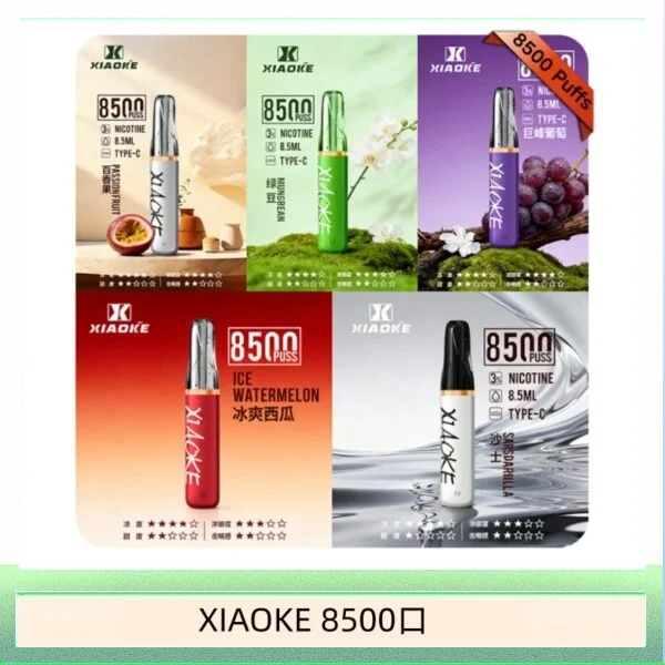 梟客XIAOKE一次性電子菸拋棄式8500口