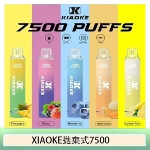 17種口味|梟客一次性電子菸 XIAOKE 7500口 炫酷發光設計